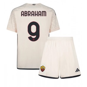AS Roma Tammy Abraham #9 Udebanesæt Børn 2023-24 Kort ærmer (+ korte bukser)